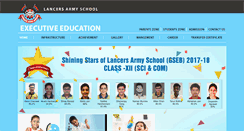 Desktop Screenshot of lancersarmyschool.com